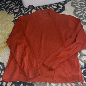 Woolrich Women’s Turtleneck Sweater in Rust